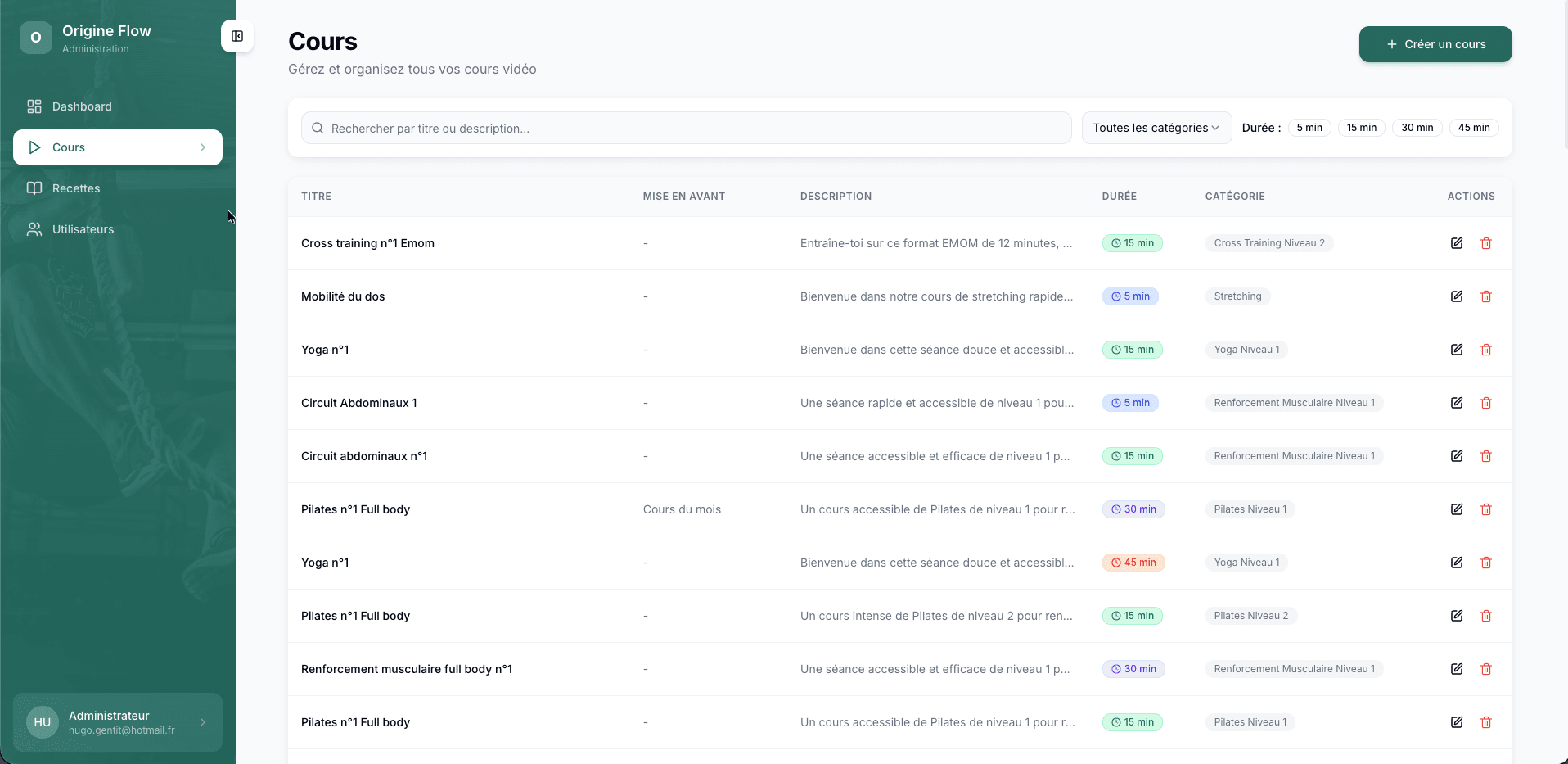 Back Office Origine Flow - Miniature 2